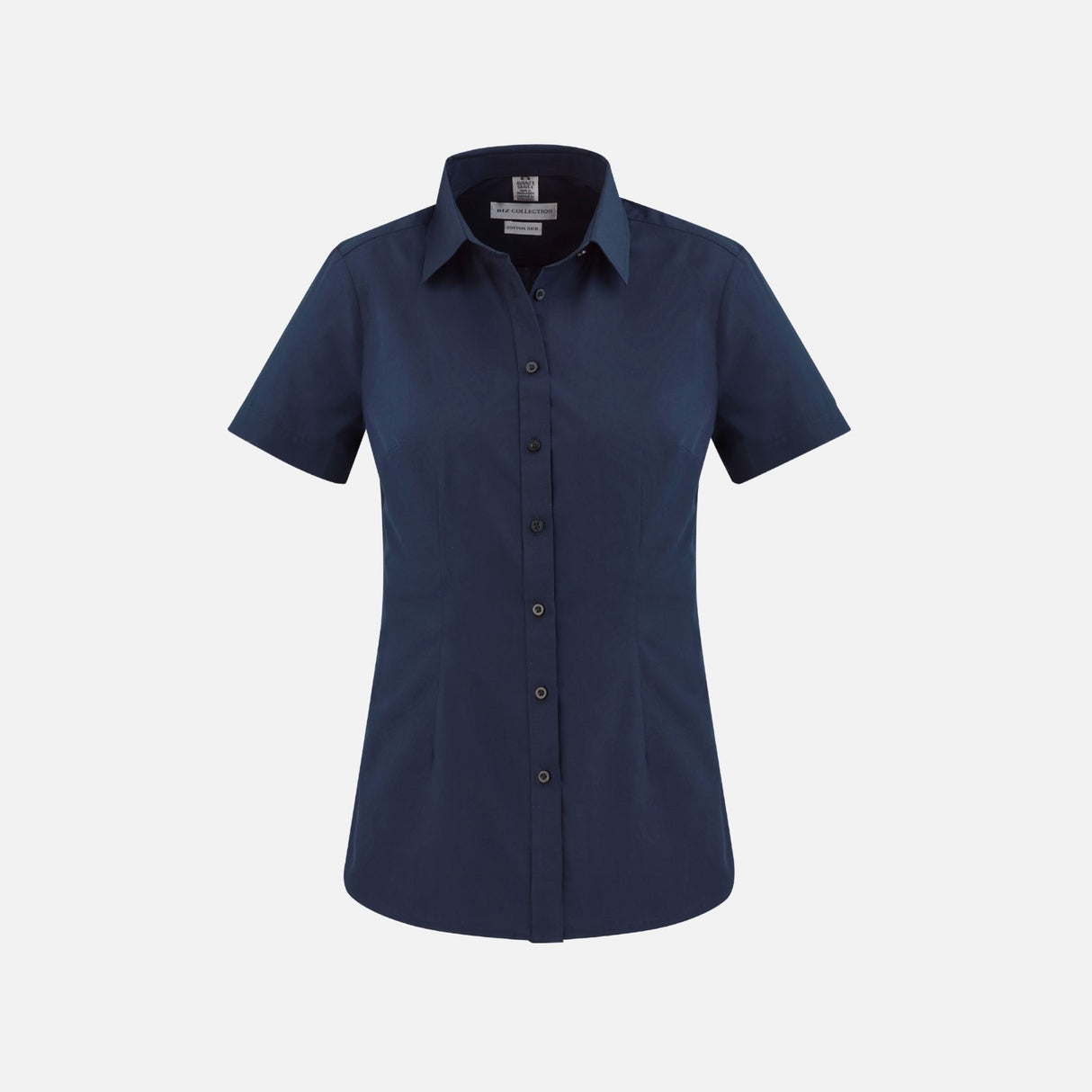 Chemise-manche-courte-femme-Biz-S914LS-marine-devant