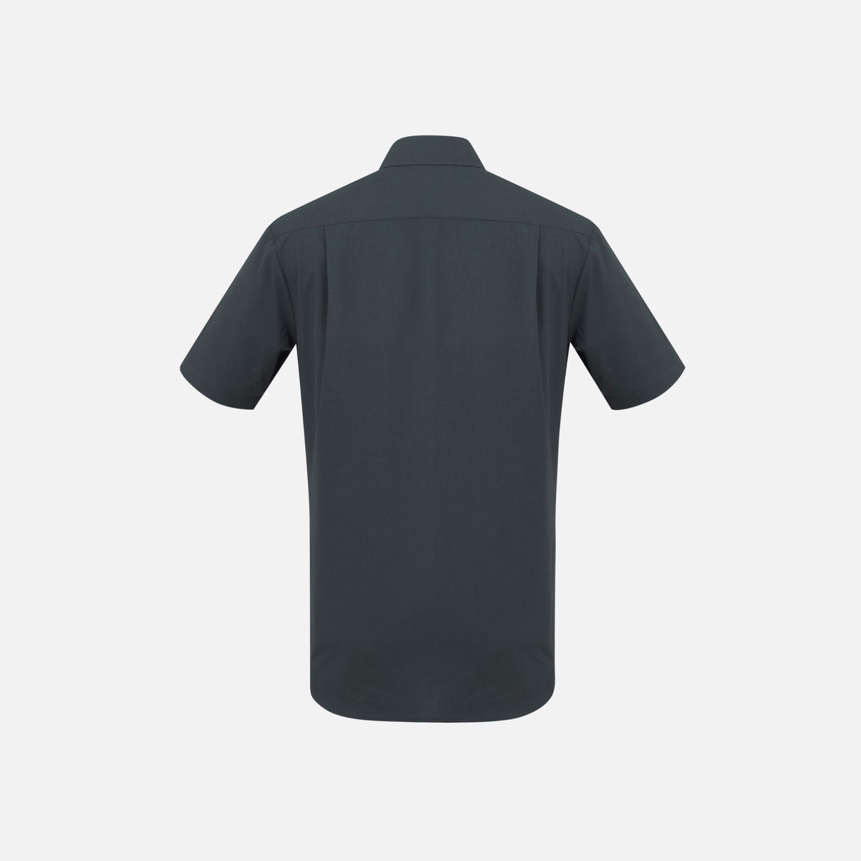 Chemise à manches courtes pour homme Biz London en tissu charbon, vêtement de chemise élégante et décontractée.
