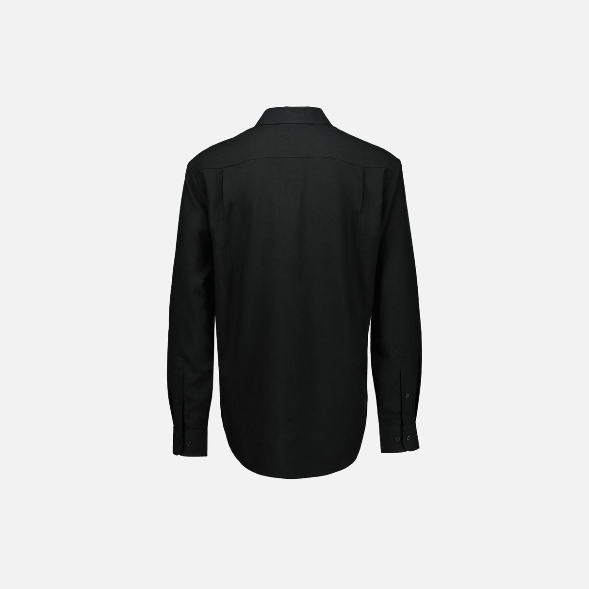 Chemise à manches longues Biz S424ML en tissu charbon, vêtement pour homme, style professionnel et élégant.