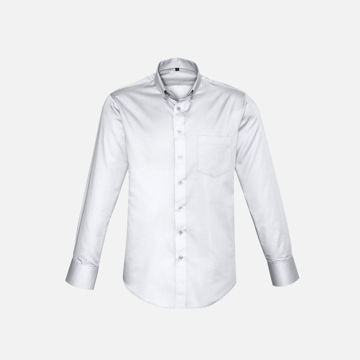 Chemise à manches longues pour homme Biz S522ML blanche, vêtement de chemise pour homme, style élégant et classique.