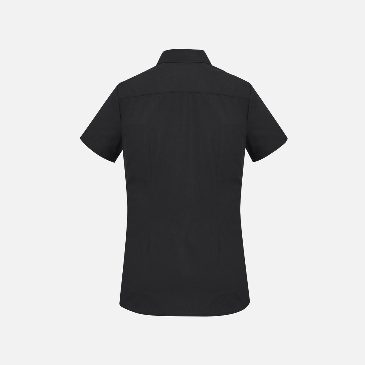 Chemise en denim noir pour femme avec manches courtes, marque Biz, style décontracté et tendance.