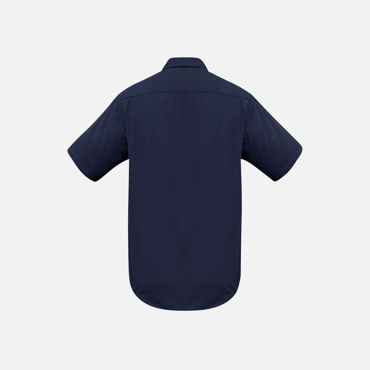 Chemise homme à manches courtes Biz Marine, vêtement de chemise pour homme, style élégant et décontracté, vue de face.