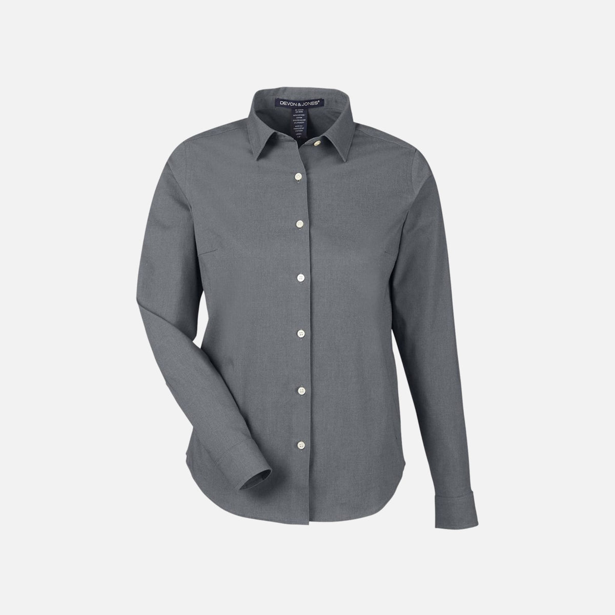Chemise-manches-longues-femme-DG505W-gris-devant