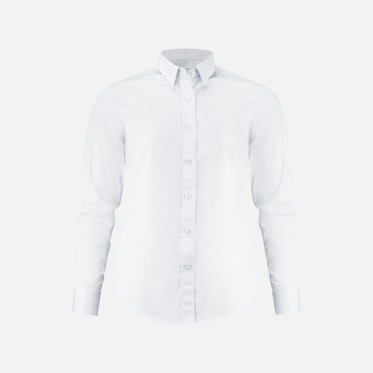 Chemise à manches longues blanche pour femme James Harvest Acton, look professionnel et entretien facile, vêtement élégant et pratique.