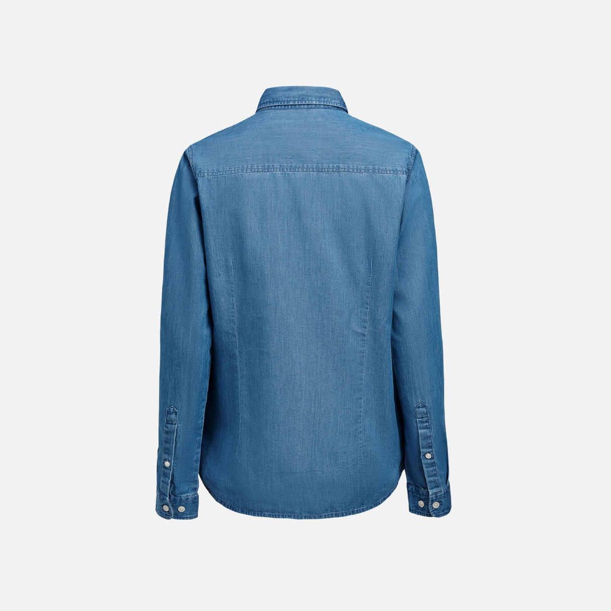 Chemise à manches longues pour femme James Harvest Sayville, tissu léger et coupe élégante, portée sur mannequin.