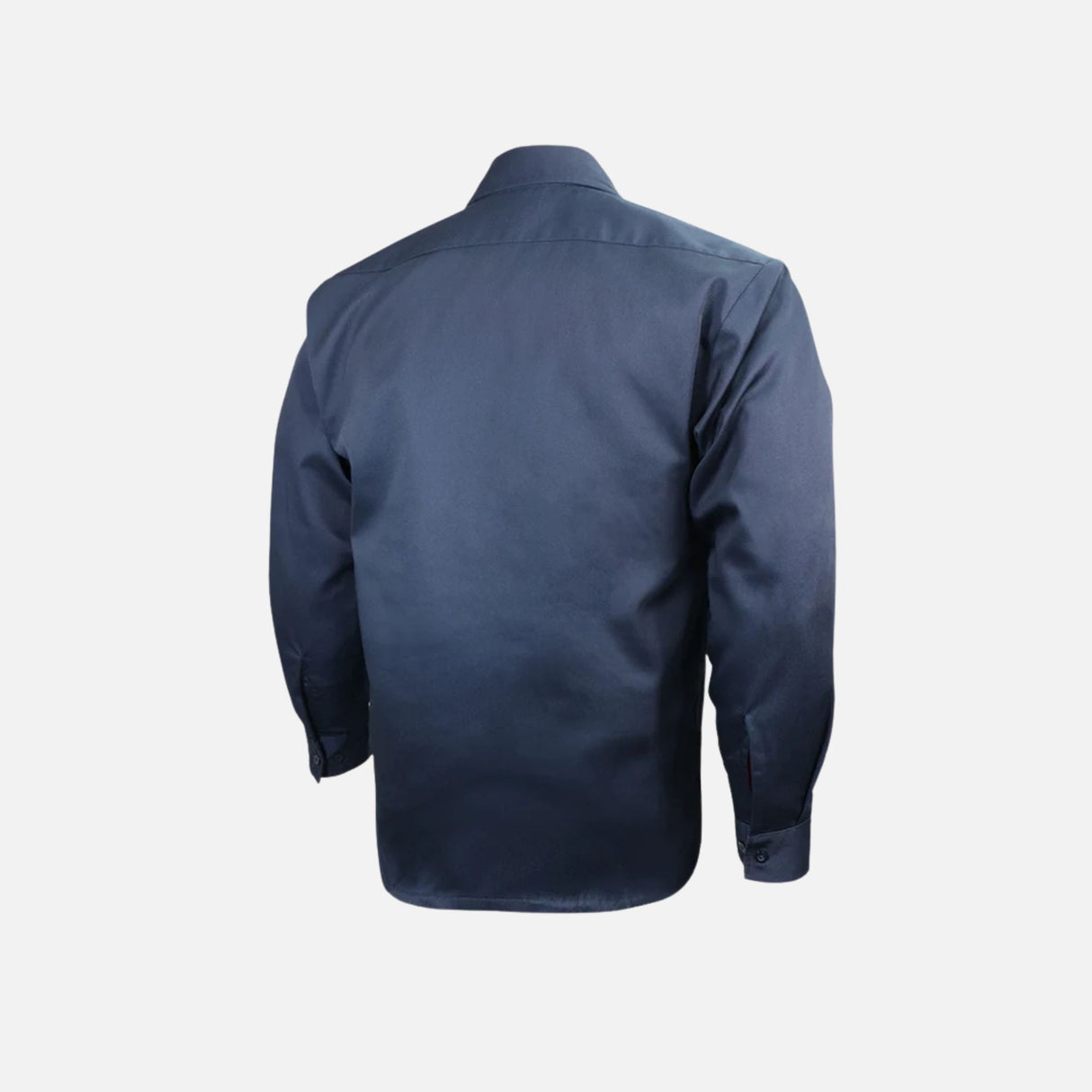 Chemise de travail Gatts manches longues extensible en marine, vêtement professionnel pour le travail.