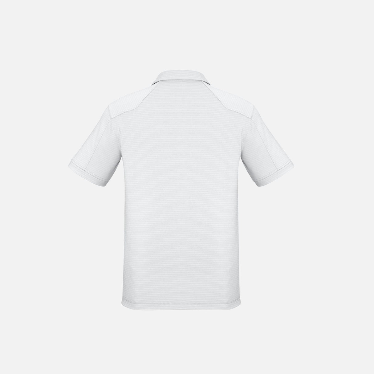 Polo à manches courtes pour homme de la marque Biz, en coton, couleur bleue, porté sur un mannequin.
