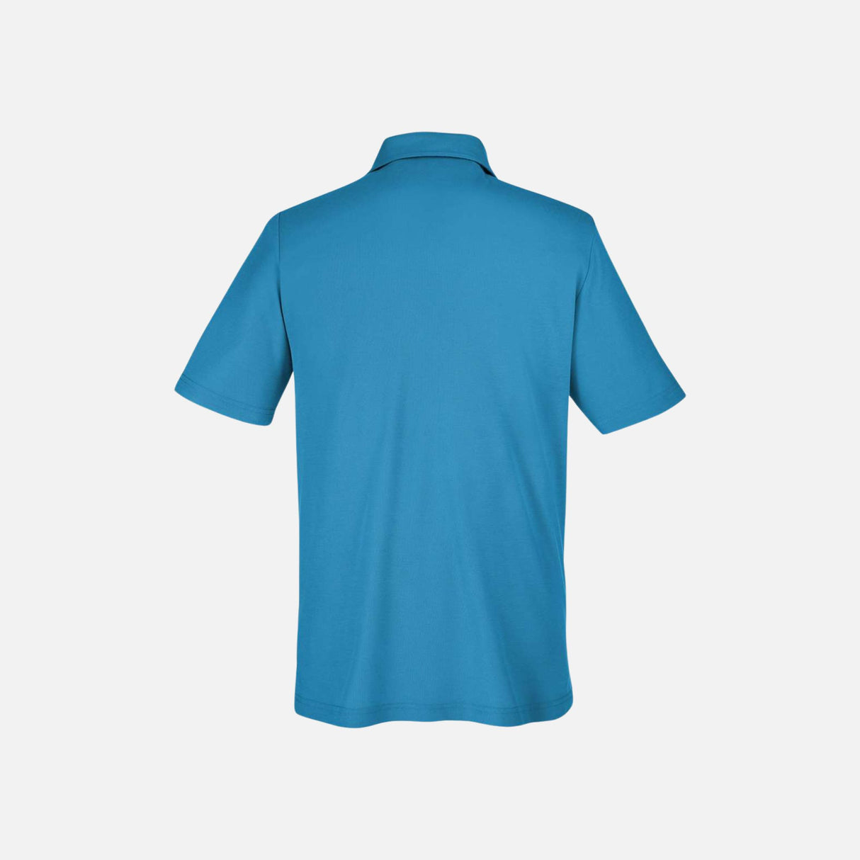 Polo Fusion ChromaSoft Core365, vêtement polo pour le corps, en coton doux, couleur vive, porté sur un mannequin.