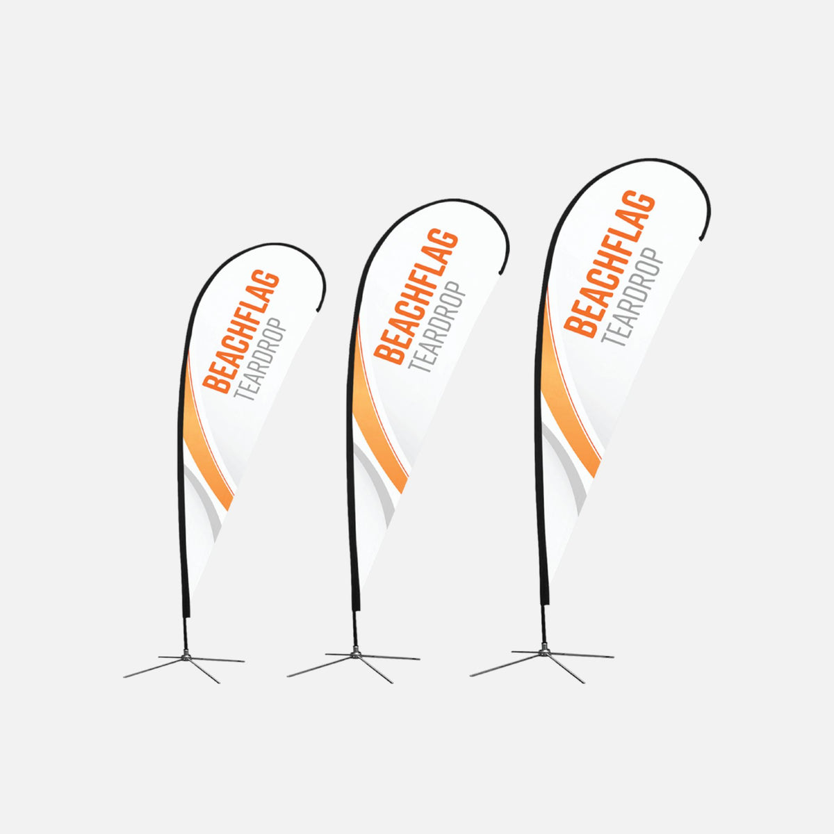 Oriflamme personnalisable - Modèle Teardrop
