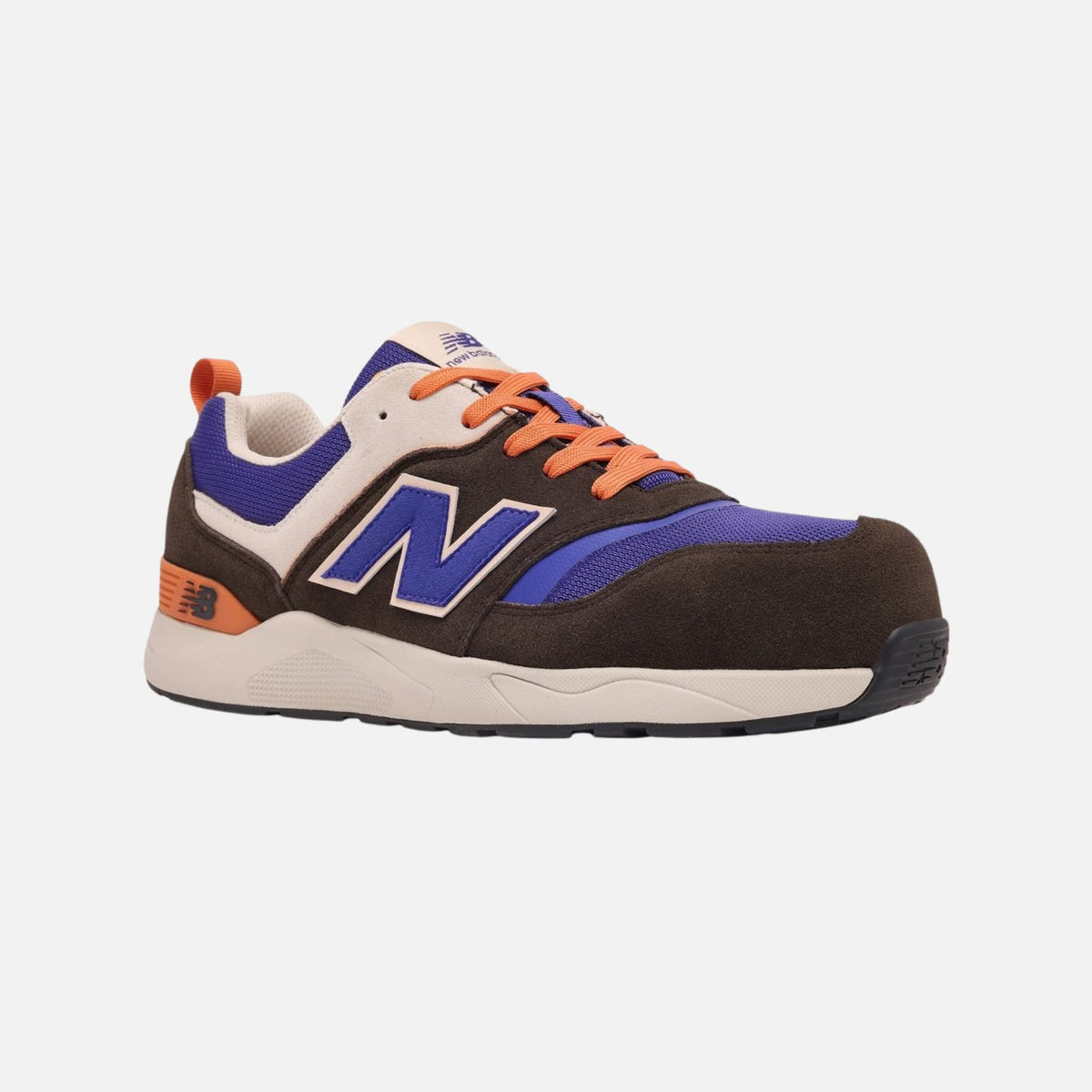Souliers de travail New Balance Elite Lite ESR, espadrille sécuritaire et confortable pour le travail, brun-orange.