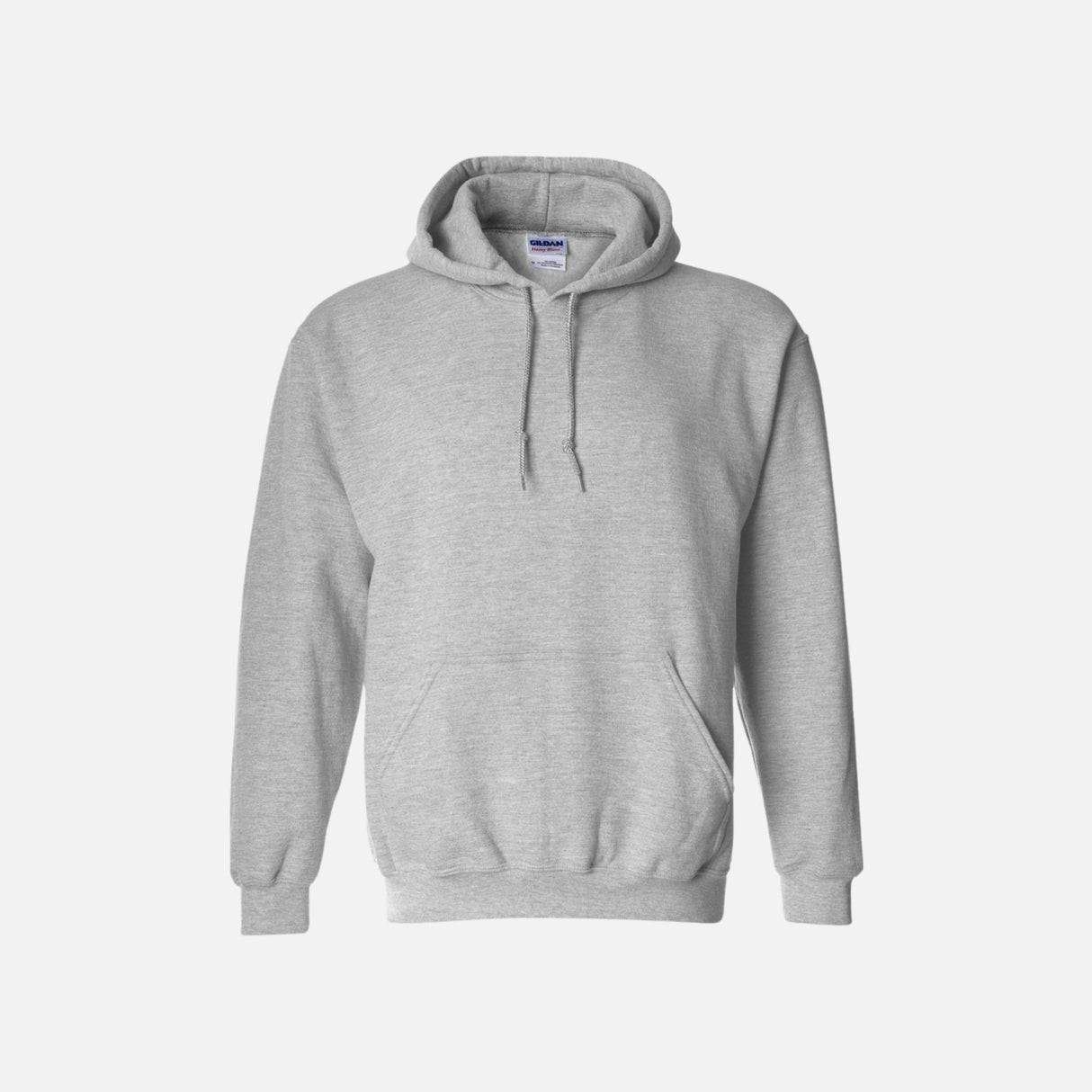 Hoodie-GILDAN-S_S-18500-gris-sport-devant