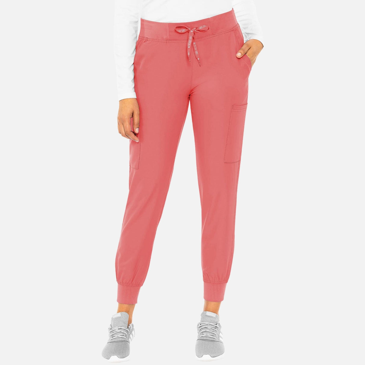 Pantalon jogger Insight – Taille élastique, tissu extensible, 6 poches