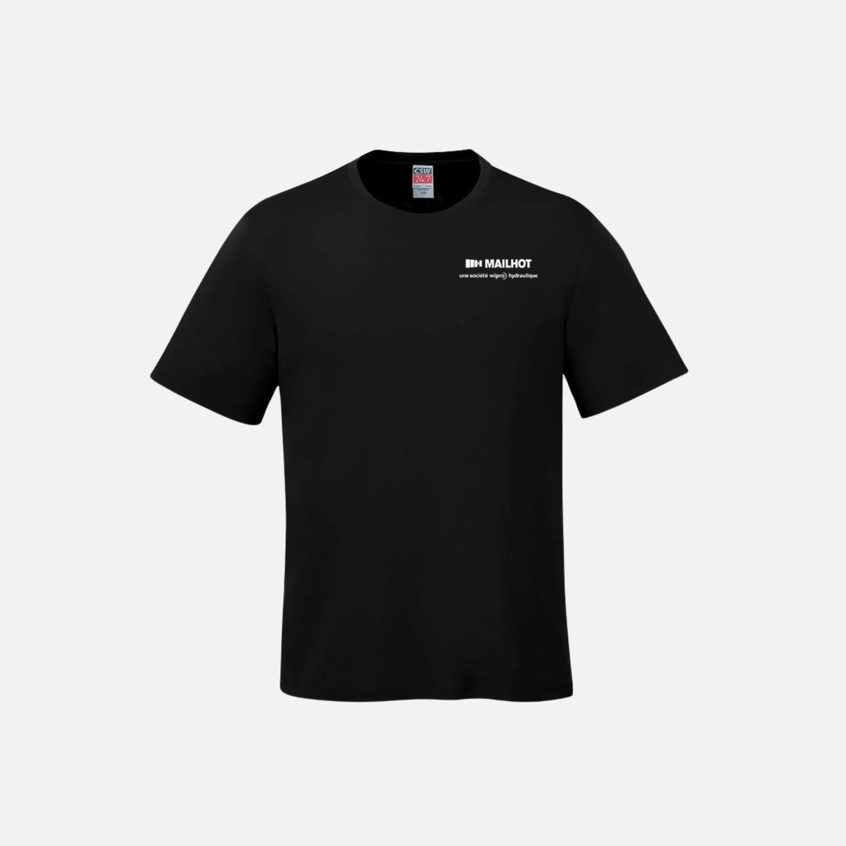 T-shirt en coton peigné Ring Spun de Canada Sportswear, modèle Parkour, noir, vêtement en coton pour un style décontracté.