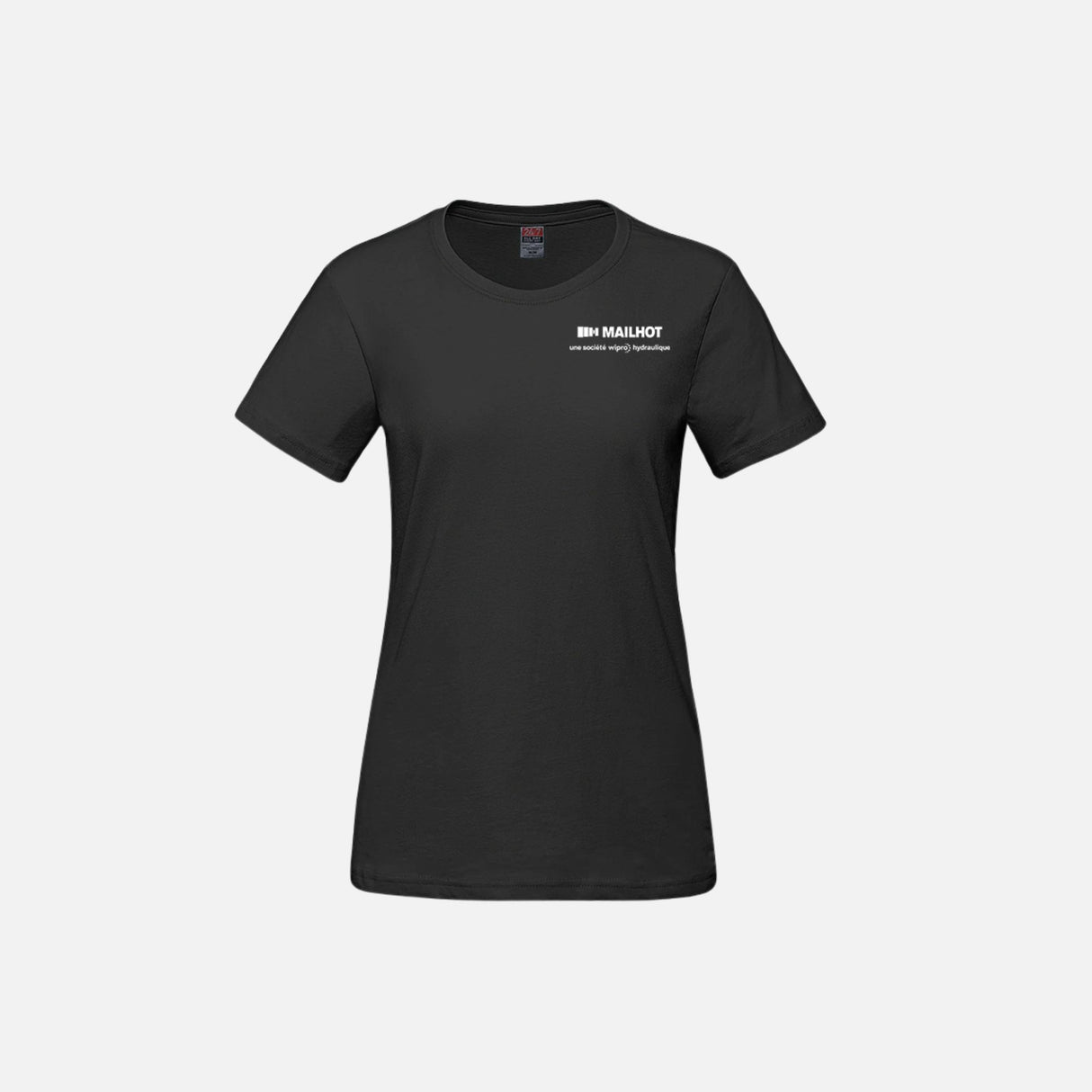 T-shirt en coton peigné Ring Spun pour femme de Canada Sportswear, manches courtes, couleur noire, tissu doux et confortable.