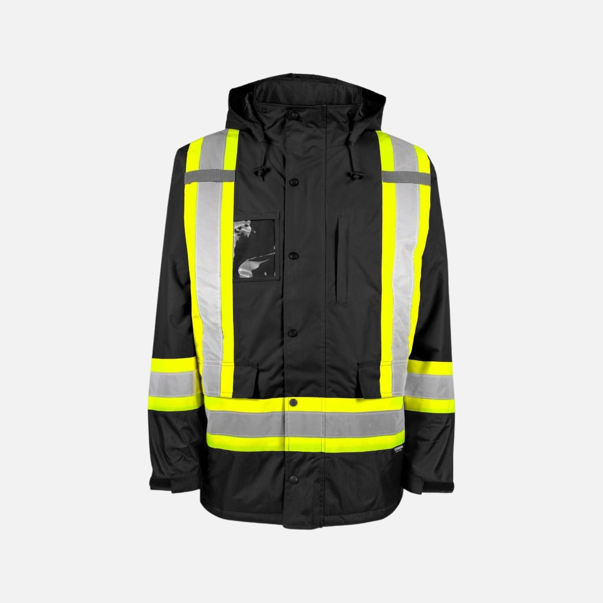 Manteau-a-bande-Terra-116504BK-noir-devant