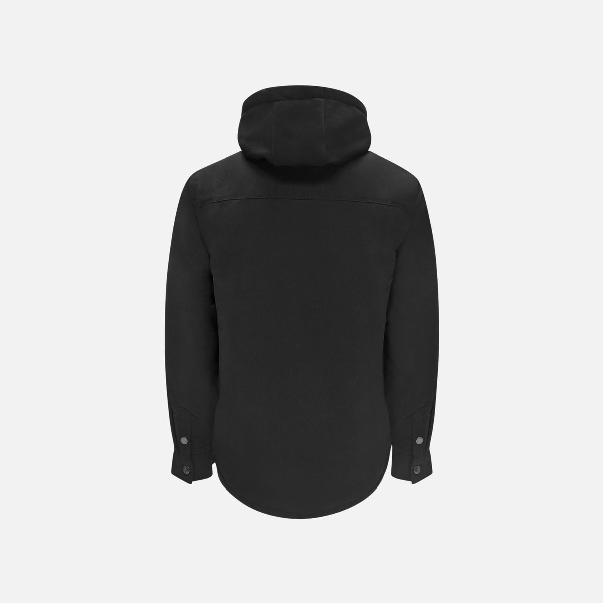 Manteau de travail WRTK pour homme en noir avec doublure Sherpa, protection résistante, vêtement de travail robuste.
