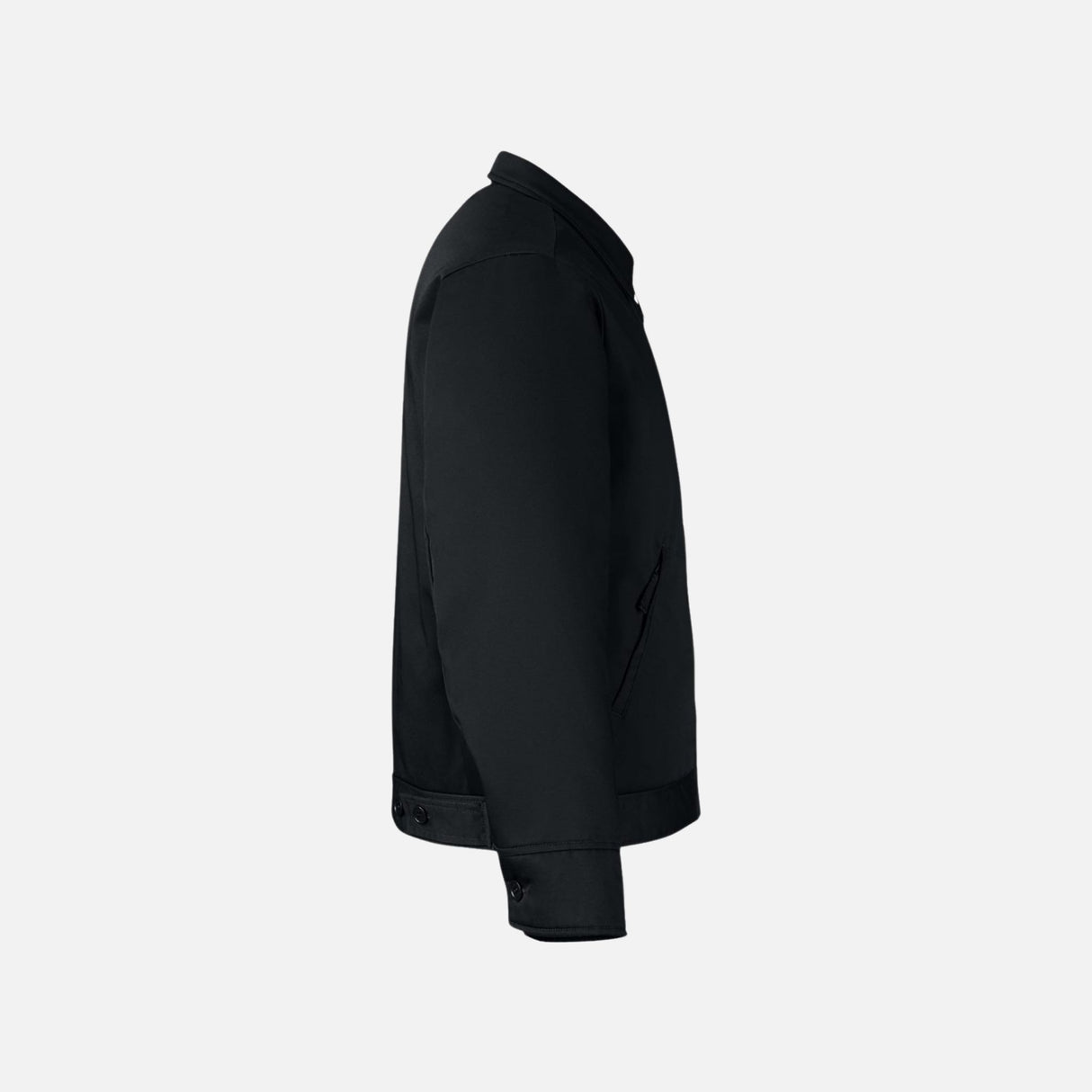Veste matelassée unisexe Harriton noire, style classique, chaude et durable, pour un look élégant et pratique.