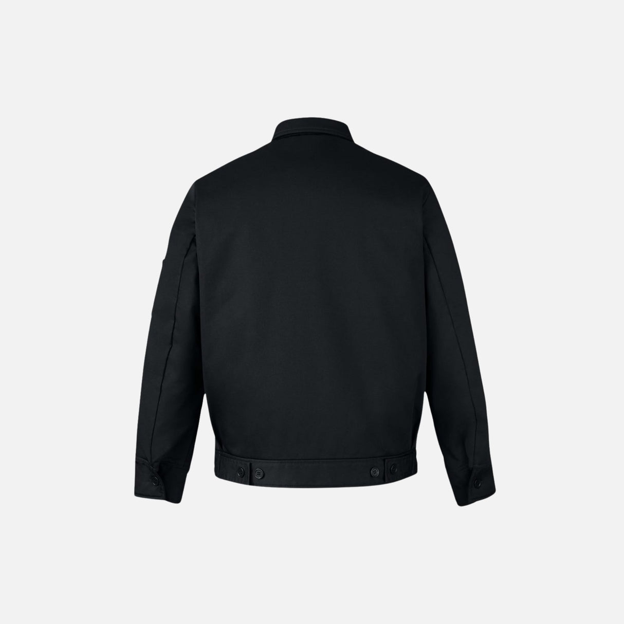 Veste matelassée unisexe noire de la marque Harriton, style classique et chaleur durable, adaptée pour l'hiver.