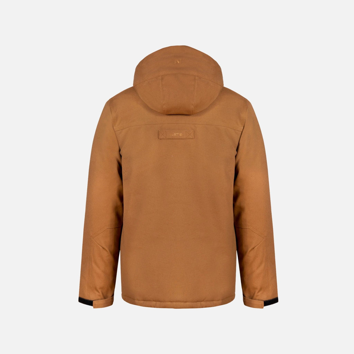Manteau d’hiver isolé Natpro pour le travail, en tissu sable, avec capuche et isolation thermique, vêtement chaud et résistant