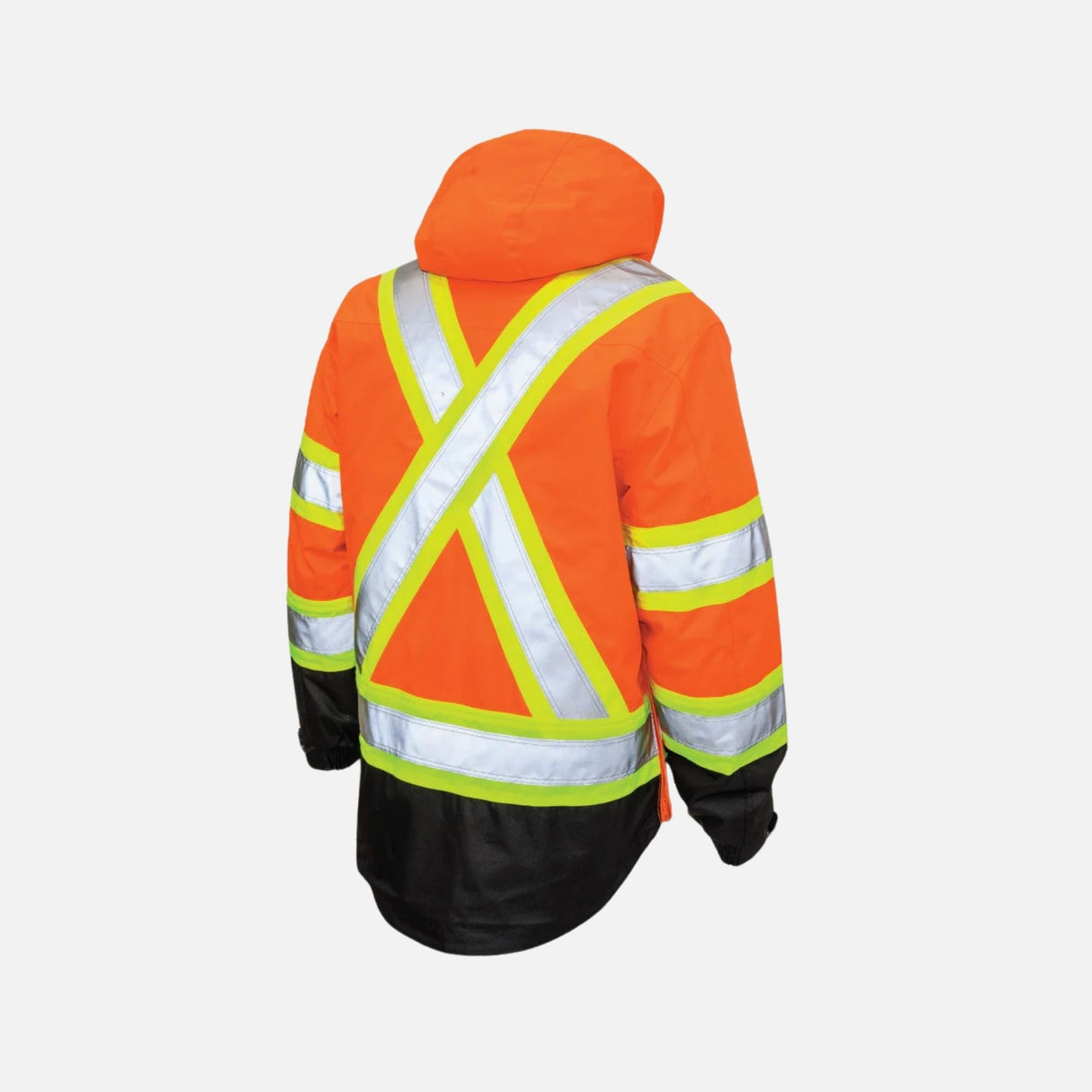 Manteaux-5-en-1-ToughDuck-S426-orange-derrière