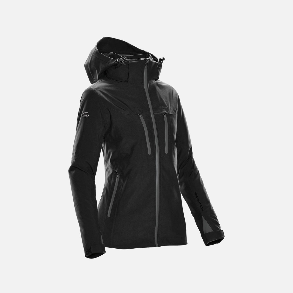 Manteaux-femme-Matrix-System-Stormtech-XB4W-noir-gris-côté