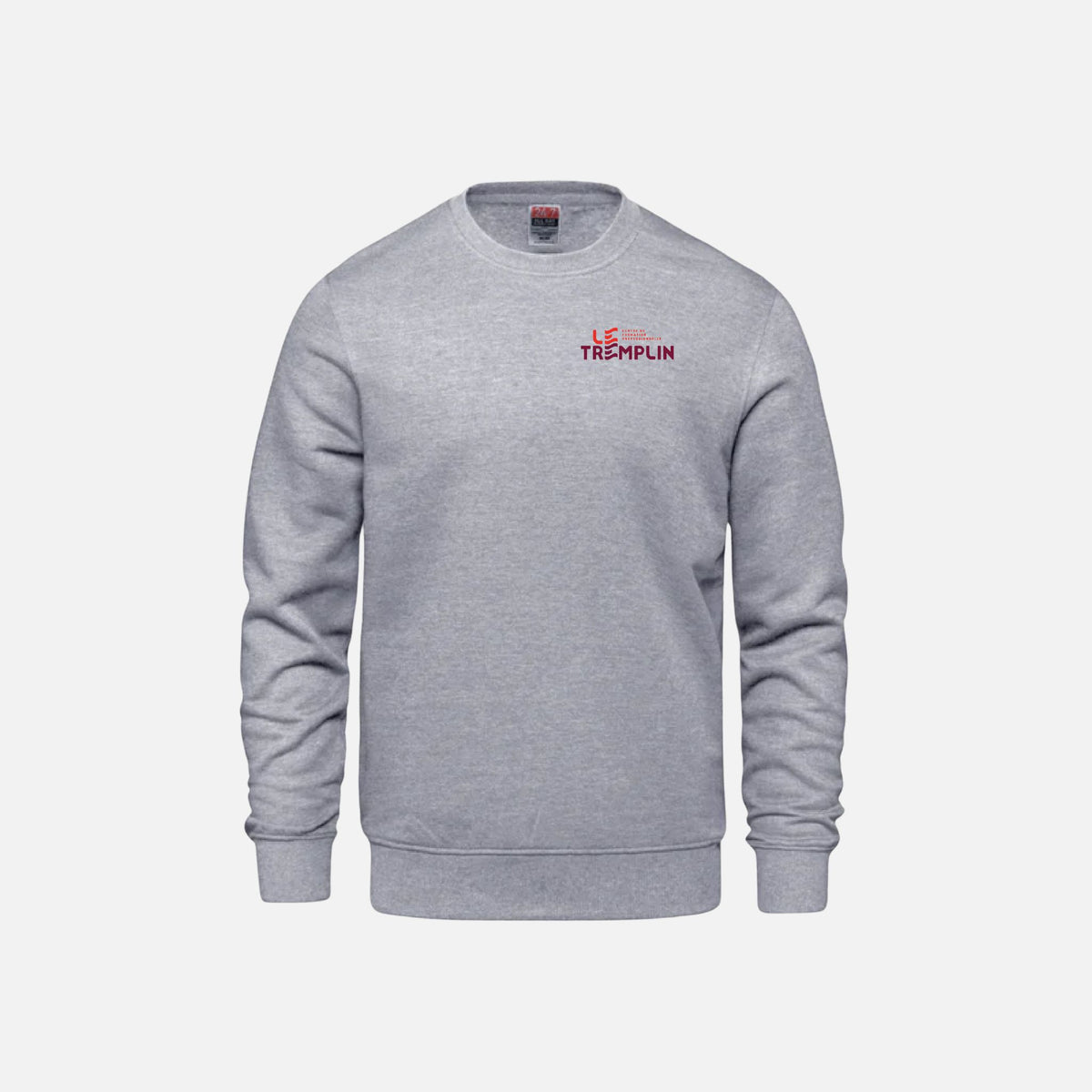 Molleton-ML-Crew-CSW-L00540-gris-devant