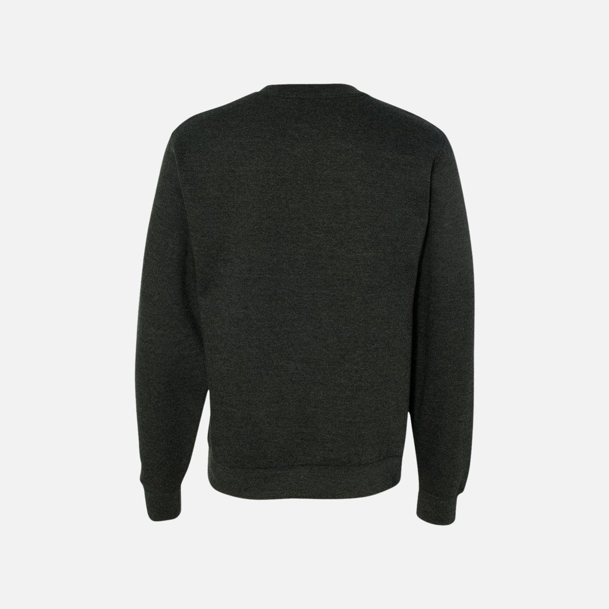 Pull en molleton à col rond mi-léger de Independent Trading Co., couleur charbon, tissu doux et confortable, vêtement pour homme.