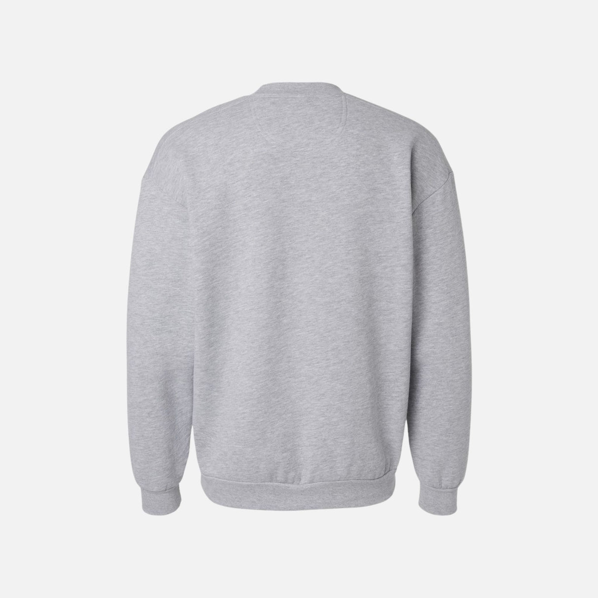 Molleton gris à col rond unisexe de la marque American Apparel, vêtement confortable avec capuche, style décontracté.