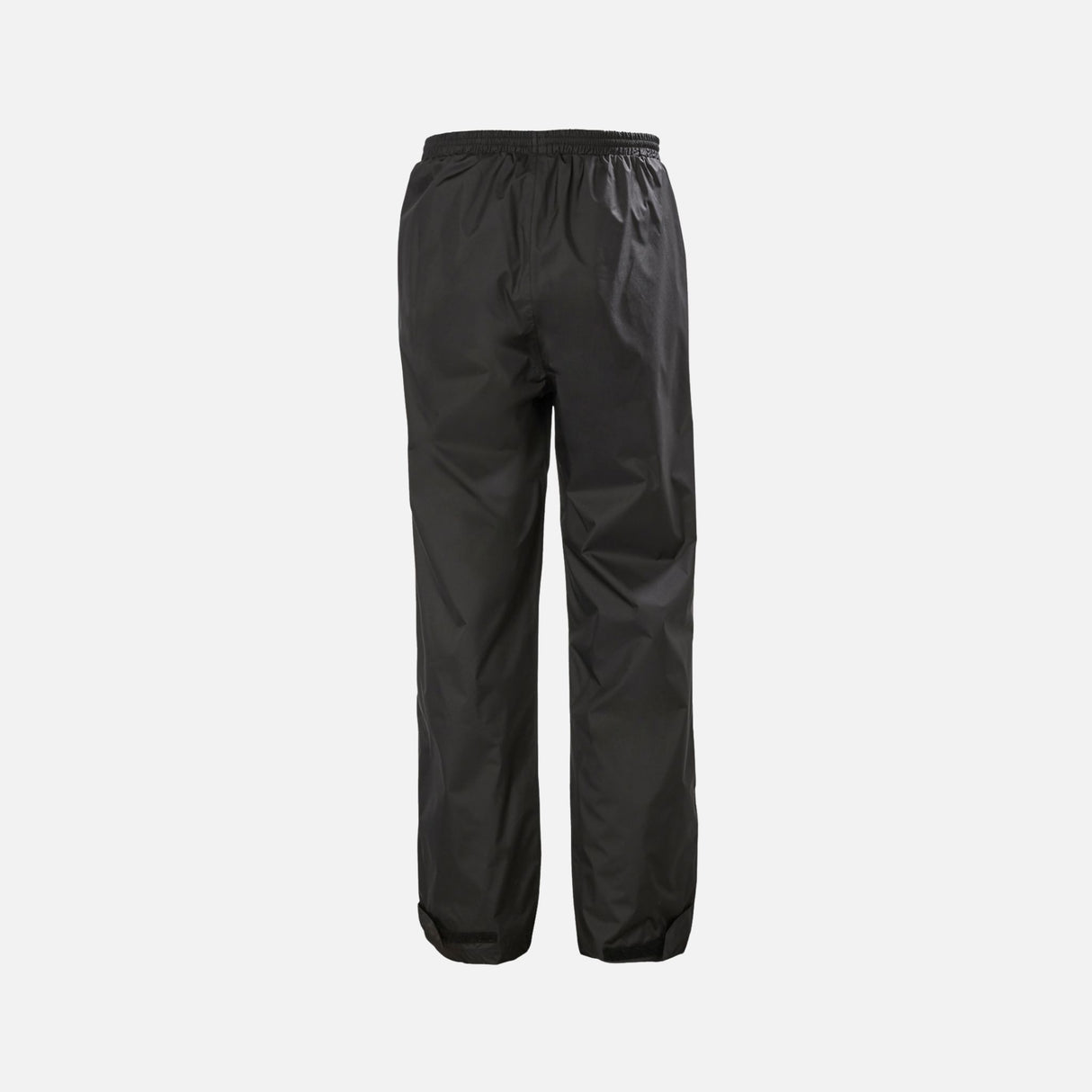 Pantalon de pluie imperméable noir Helly Hansen pour homme, vêtement de protection contre la pluie.