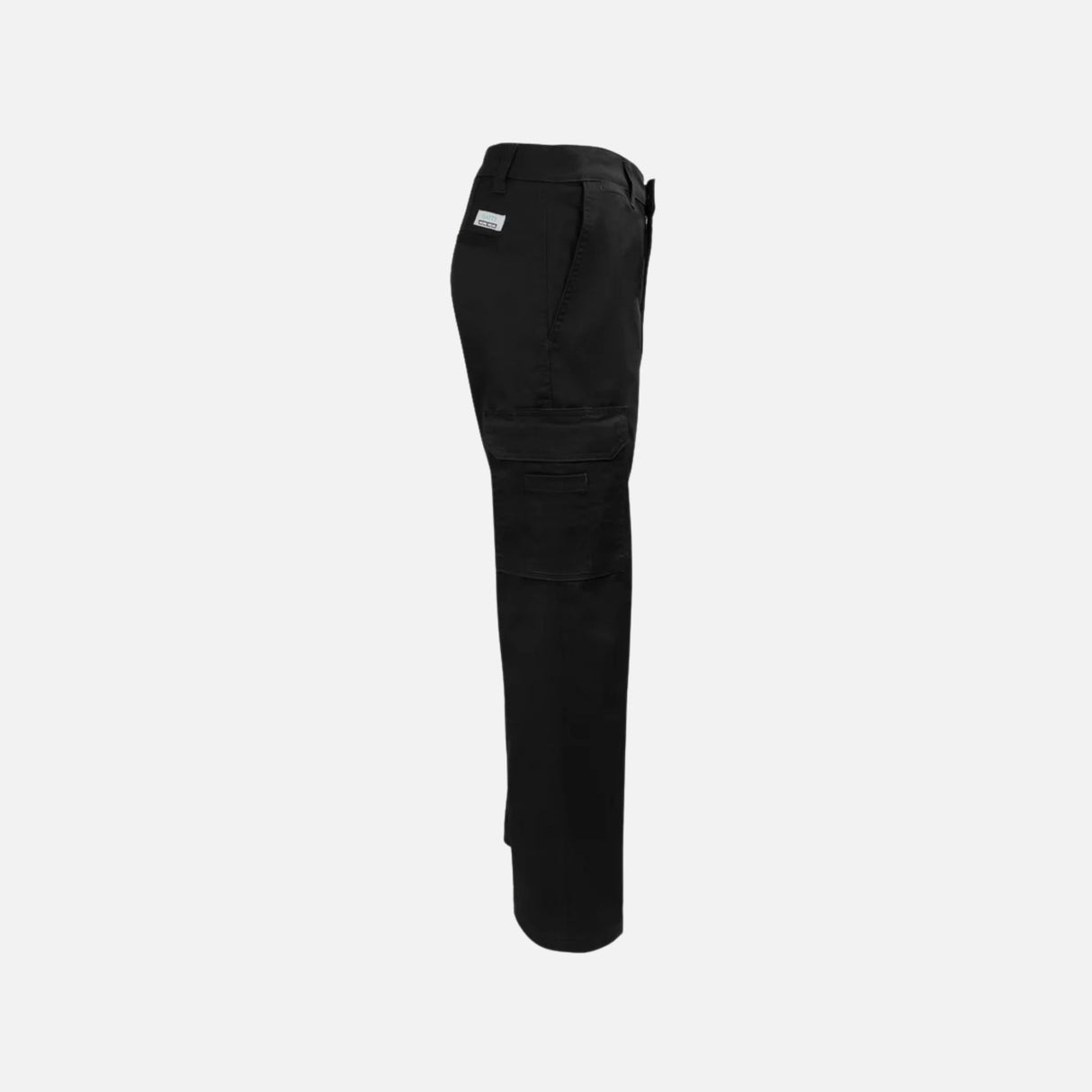 Pantalon de travail extensible Gatts 011EX noir, vêtement pour mobilité et confort actif, vue de face.