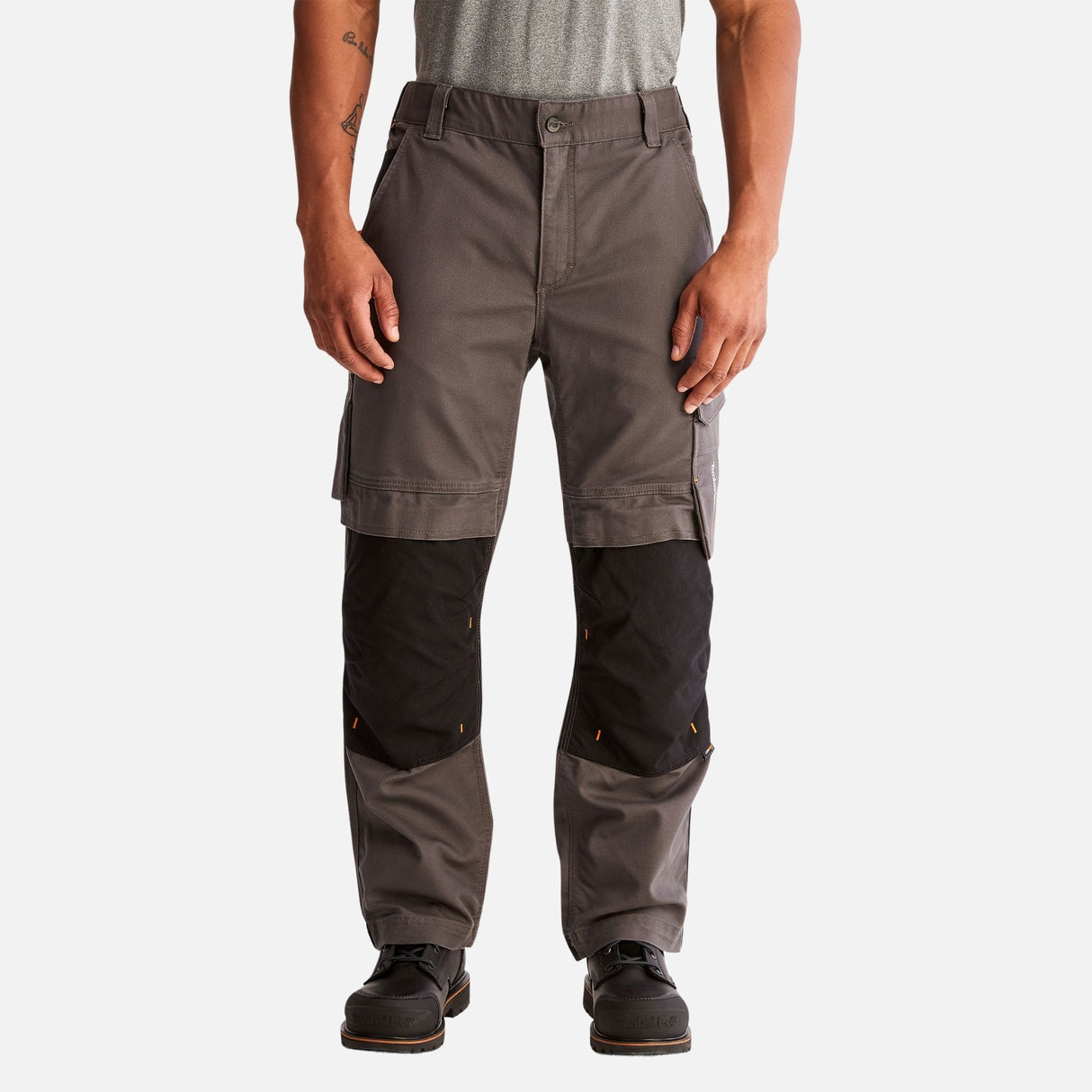 Pantalon-travail-Timberland-A10YL-gris-devant