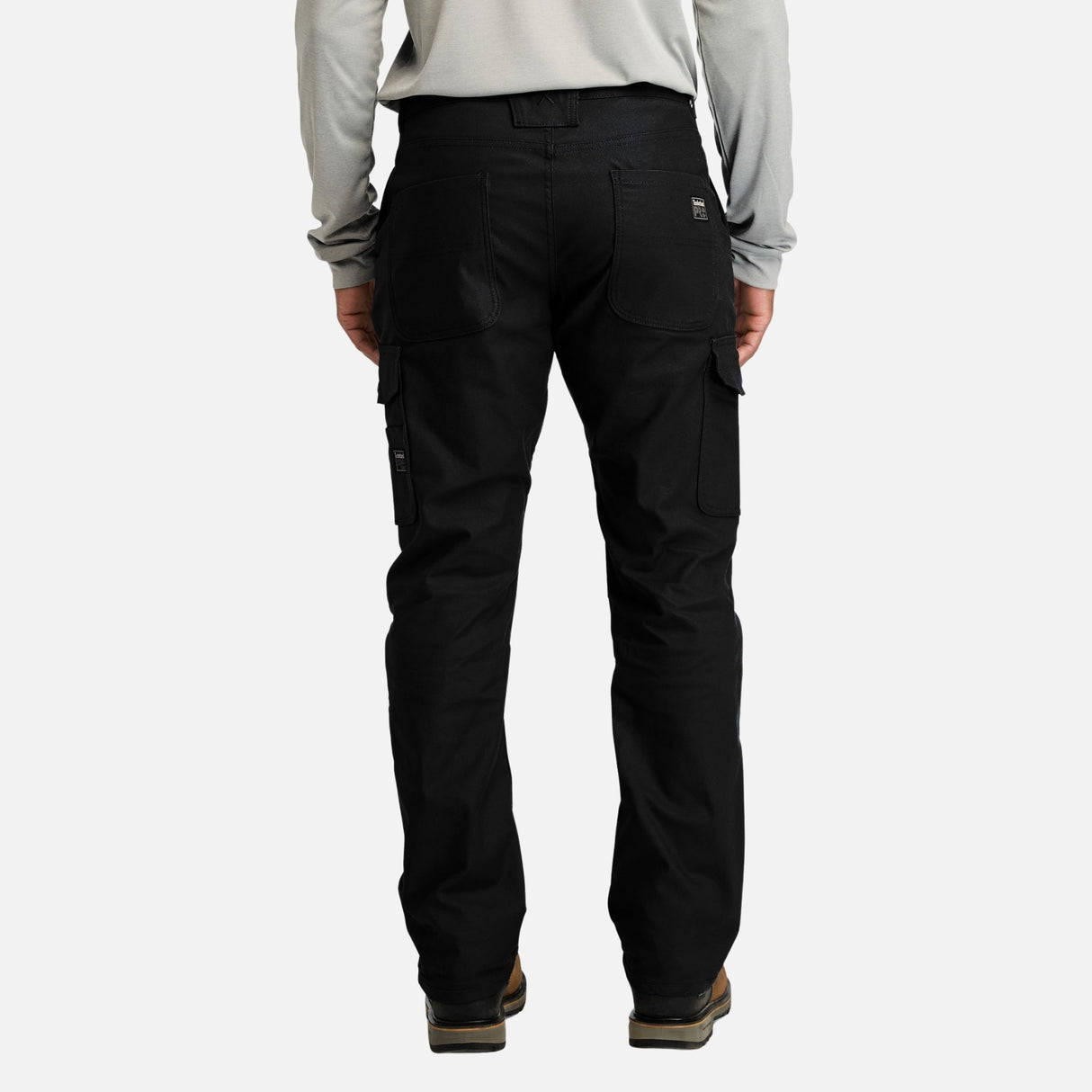 Pantalon-travail-Timberland-A5X63-noir-derrière-mannequin