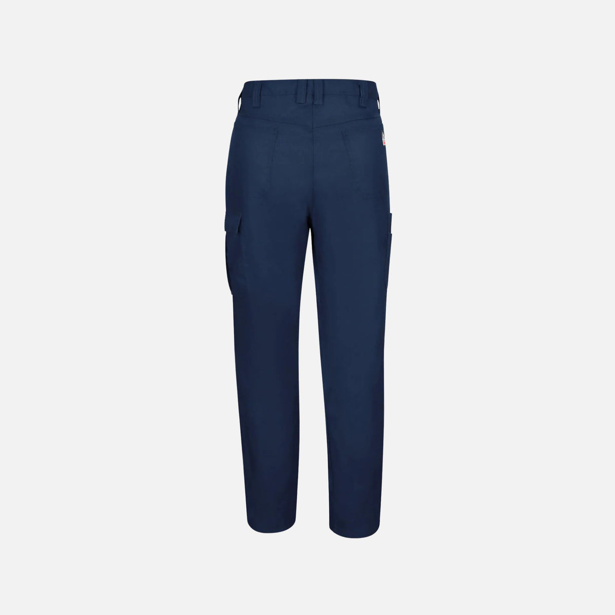 Pantalon ignifuge léger de style jean moderne Bulwark, vêtement de travail marine avec coutures résistantes.
