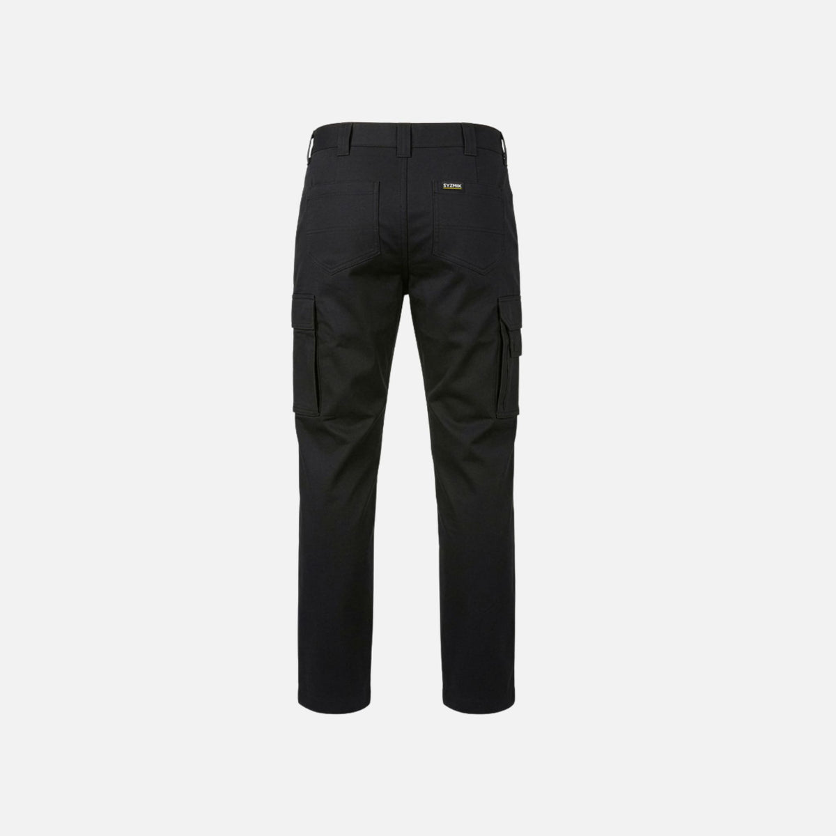 Pantalons-extensible-cargo-Syzmik-ZP120-noir-derriere