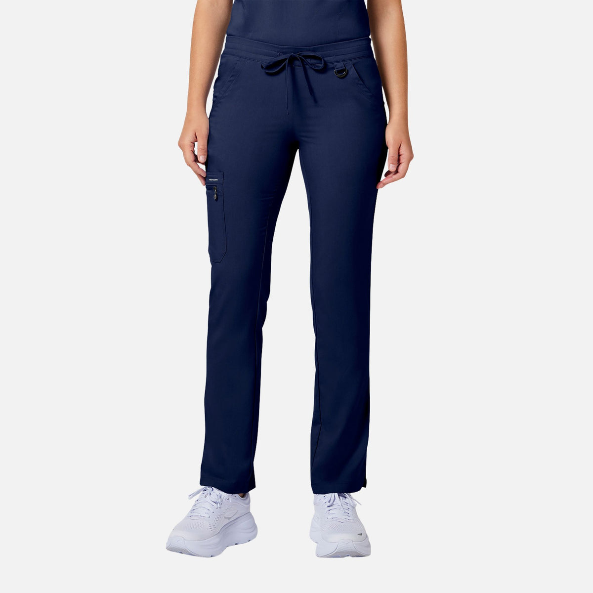 Pantalon médical femme Healing Hands Tamara HeartSoul en tissu marine, ajusté, confortable, pour professionnels de la santé.