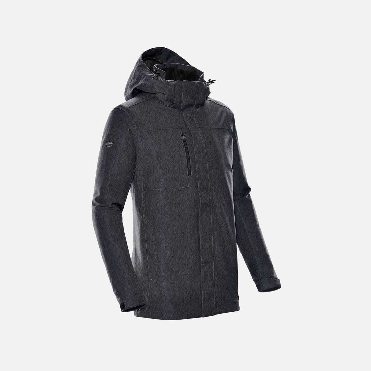 Manteau 3-en-1 pour homme Stormtech Avalante, parka en tissu charbon avec doublure amovible, vêtements d'hiver imperméables