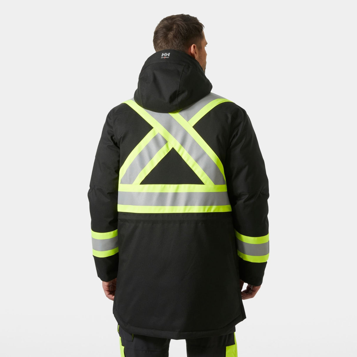 Parka-travail-HH-71316990-noir-derrière-mannequin