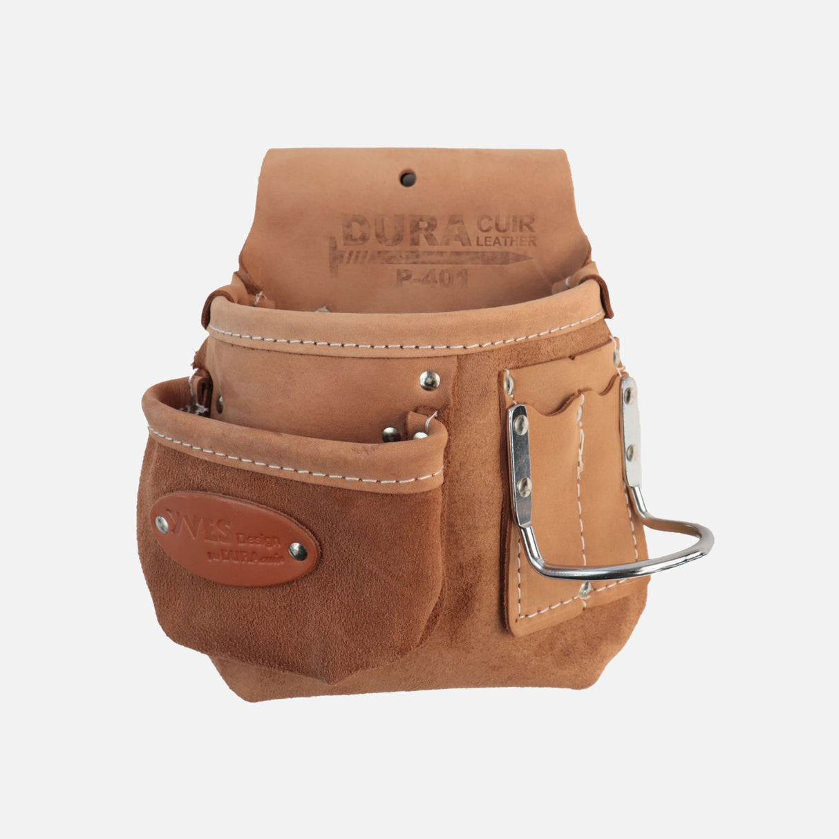 Pochette-2poches-cote-gauche-DuraCuir-P401-devant