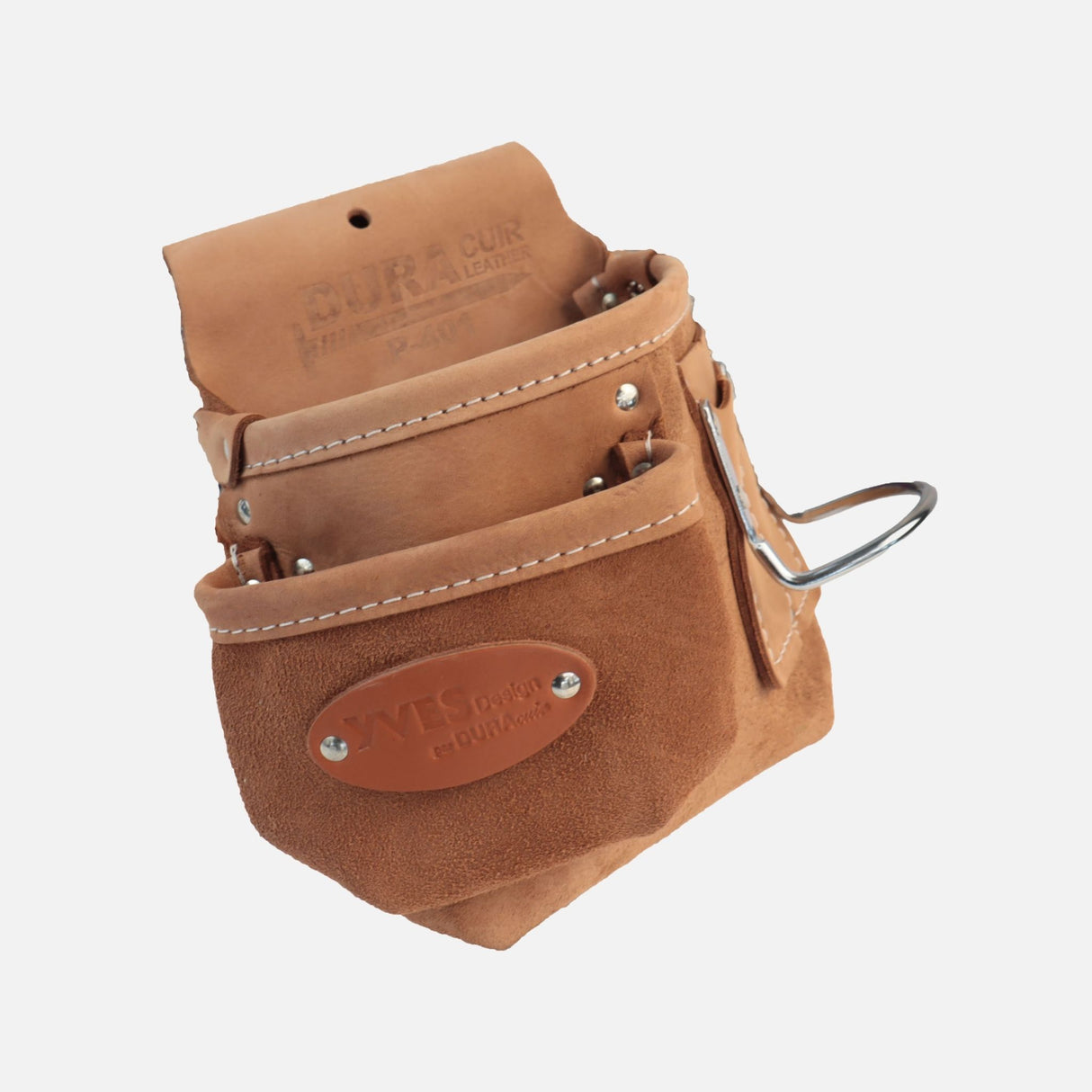 Pochette-2poches-cote-gauche-DuraCuir-P401-3/4