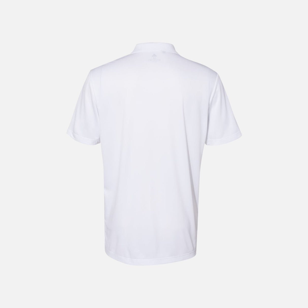 Polo à manches courtes Performance Adidas blanc, vêtement polo pour homme, tissu léger et respirant.