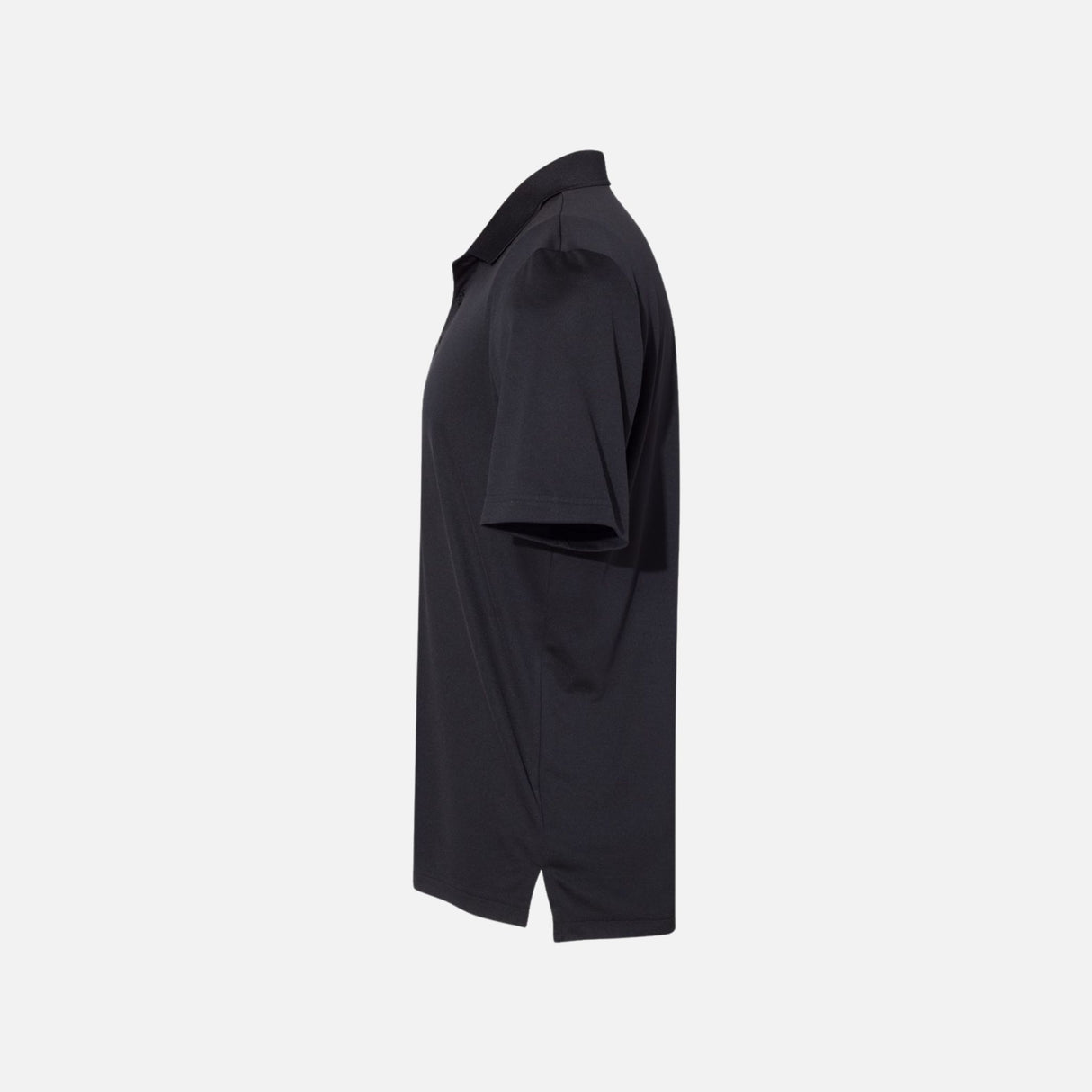 Polo à manches courtes Performance Adidas noir pour homme, tissu léger et respirant, idéal pour sport et détente.
