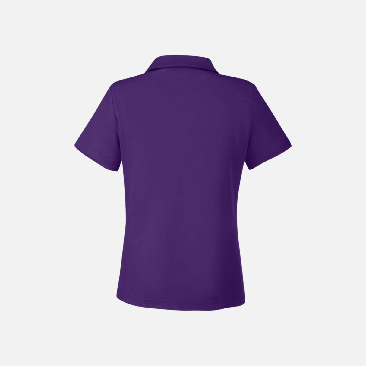 Polo Fusion ChromaSoft Core365 mauve, vêtement polo pour le corps, vue de face avec col et boutons visibles