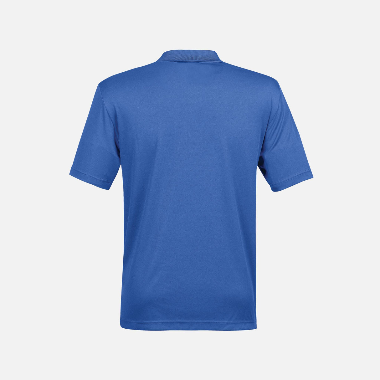 Polo Eclipse Stormtech PG-1 en azur, vêtement polo pour le corps, porté sur un mannequin.