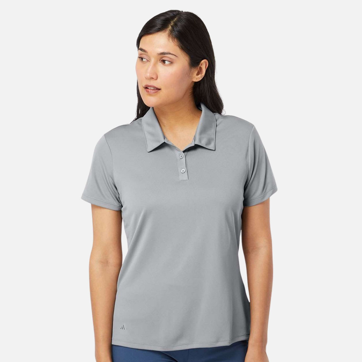 Polo-MC-femme-Adidas-S_S-A231-gris-devant-mannequin