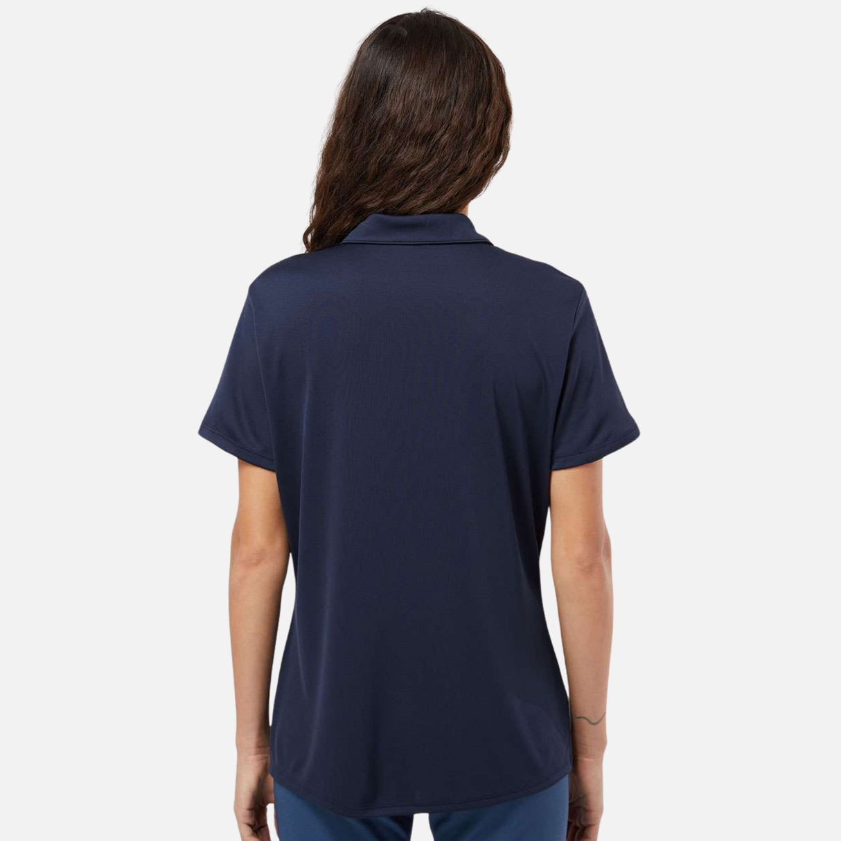 Polo-MC-femme-Adidas-S_S-A231-marine-derrière-mannequin