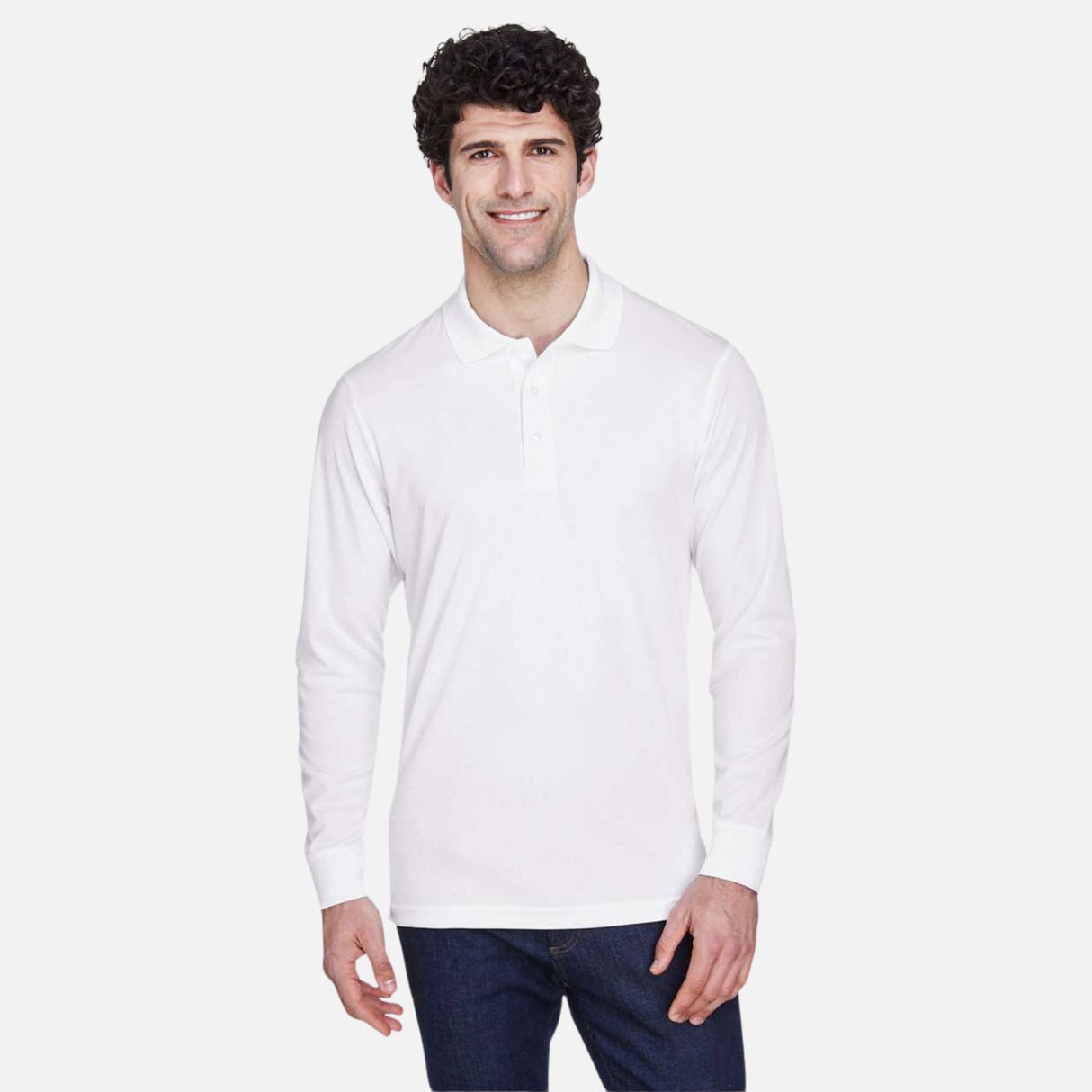 Polo-ML-Core365-S_S-88192-blanc-devant-mannequin