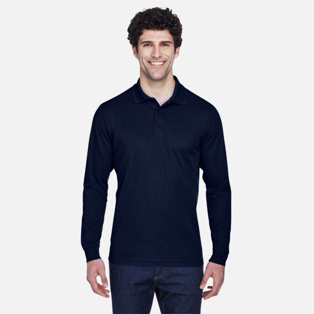 Polo-ML-Core365-S_S-88192-marine-classique-devant-mannequin