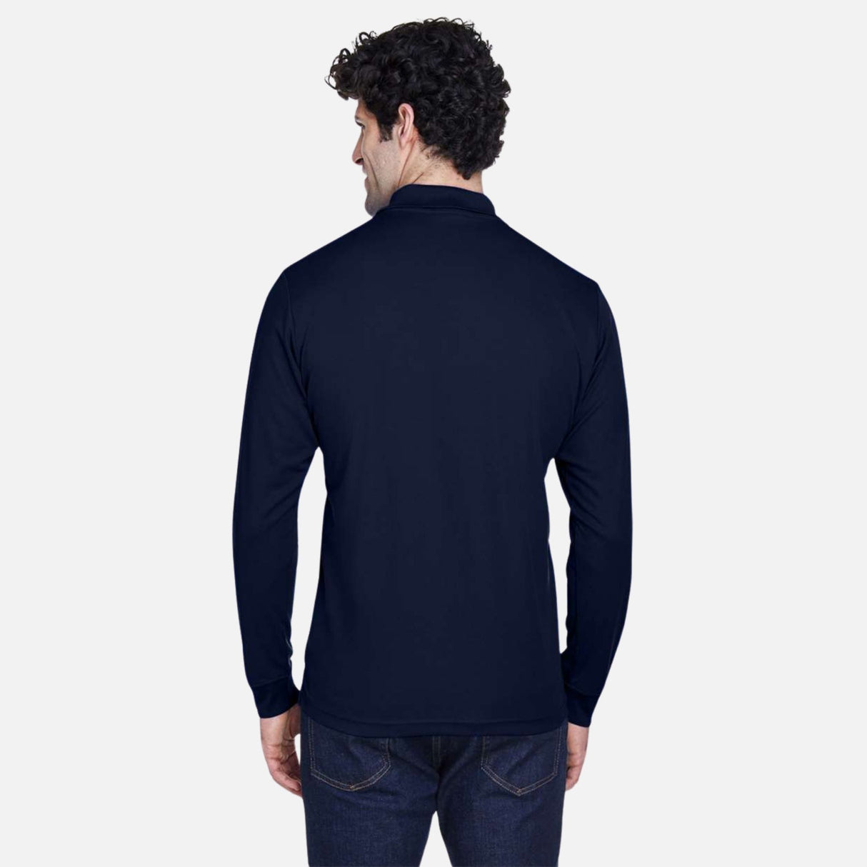 Polo-ML-Core365-S_S-88192-marine-classique-derrière-mannequin