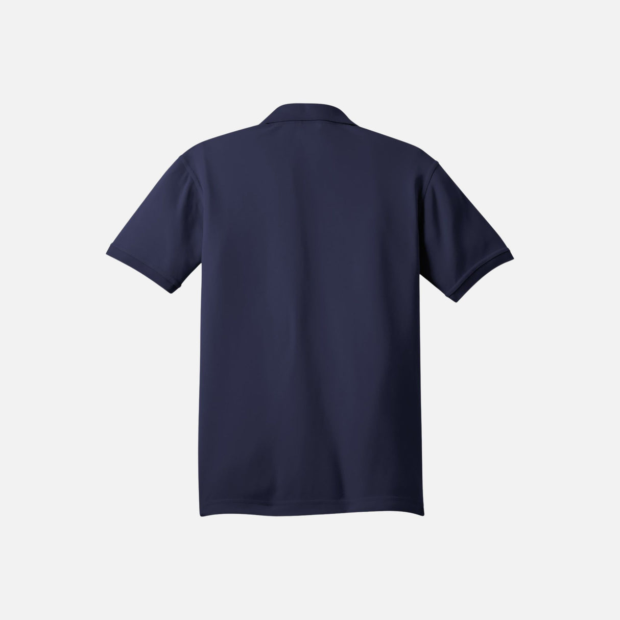 Polo à manches courtes OGIO OG101 en marine, vêtement polo pour homme avec col et boutons, visible sur mannequin.