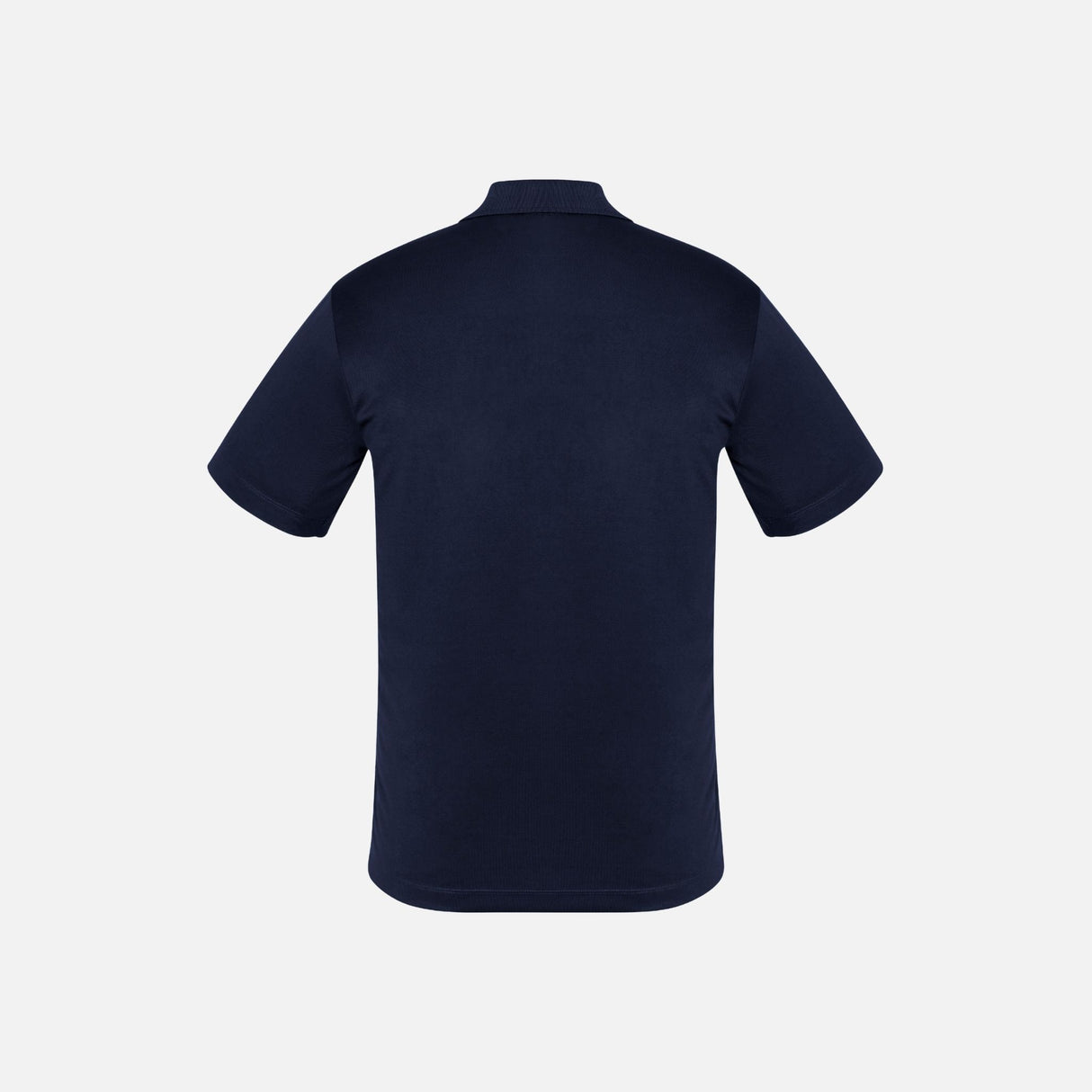 Polo à manches courtes pour homme Biz Ace en coton marine, vêtement polo élégant et confortable.